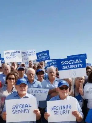 Advocacy efforts to protect Social Security funding