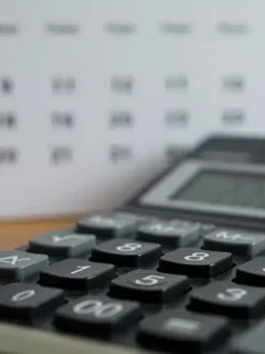 Calculator showing financial projections for Social Security in 2026