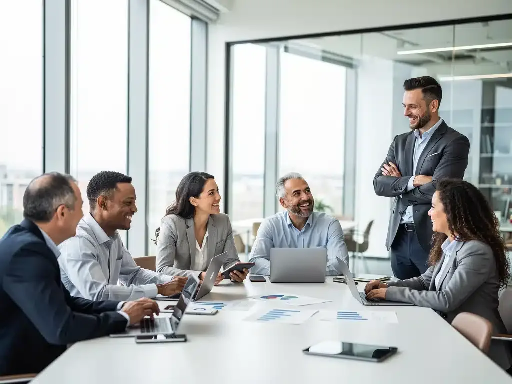 Diverse team collaborating, representing successful hiring with WOTC 2026