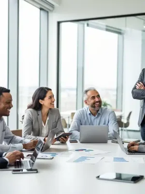 Diverse team collaborating, representing successful hiring with WOTC 2026