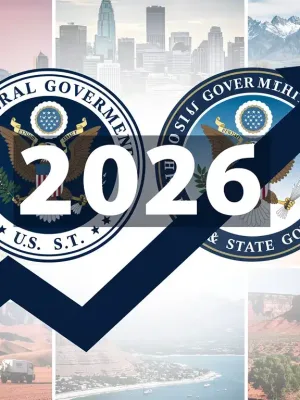 Comparing Federal vs State Benefits in 2026, highlighting potential 20% value increase.