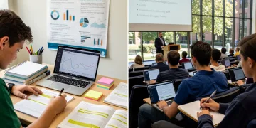 Student comparing AP Capstone and Dual Enrollment college credit retention