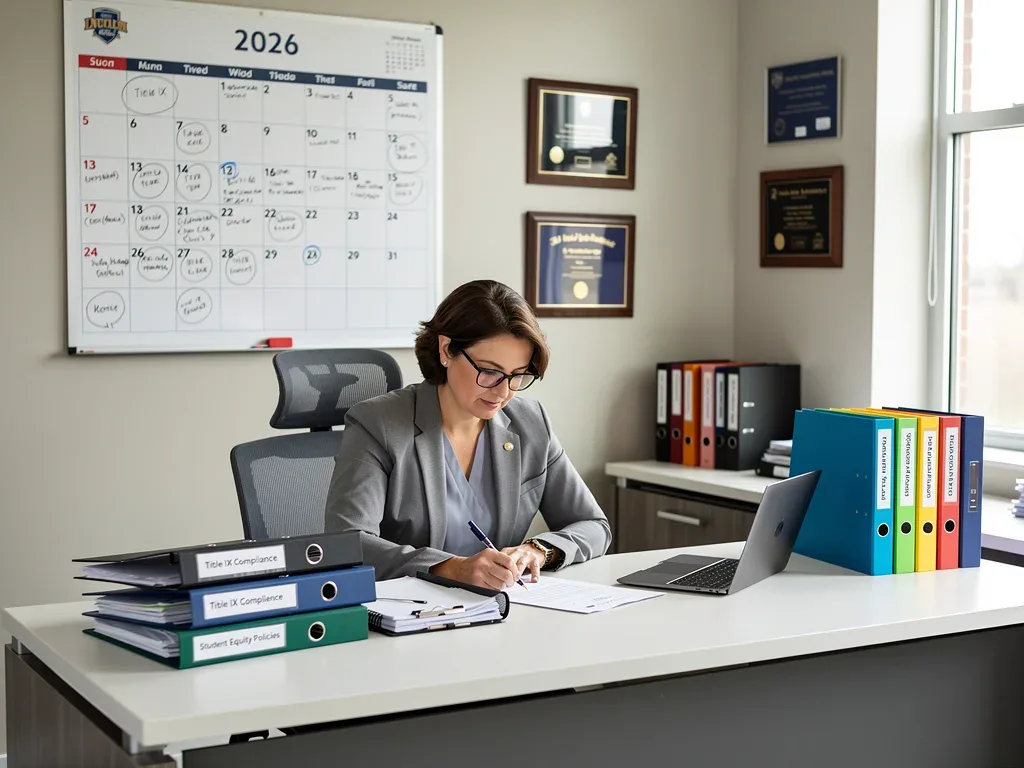 High school administrator preparing for Title IX compliance audits 2026