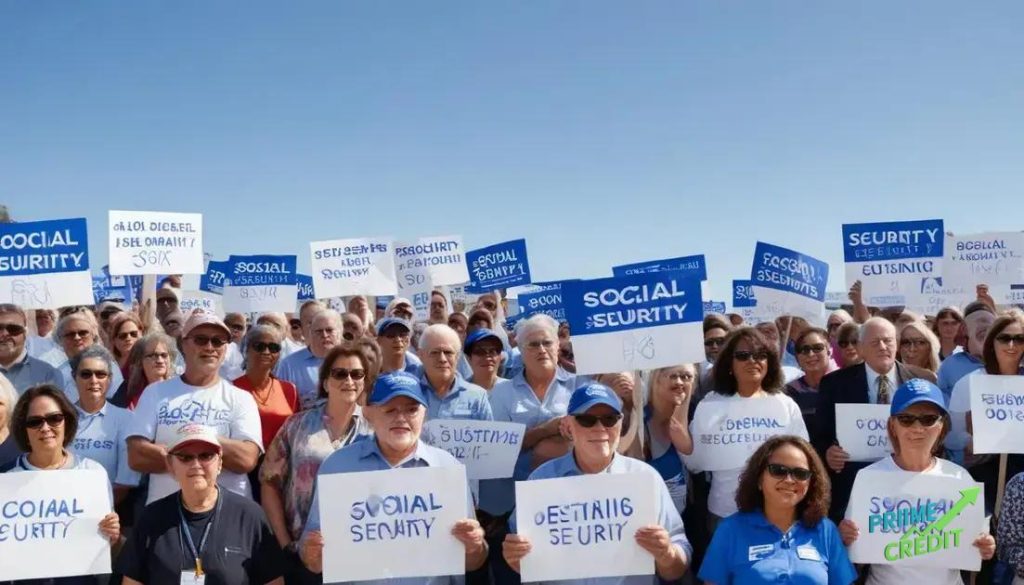 Advocacy efforts to protect Social Security funding