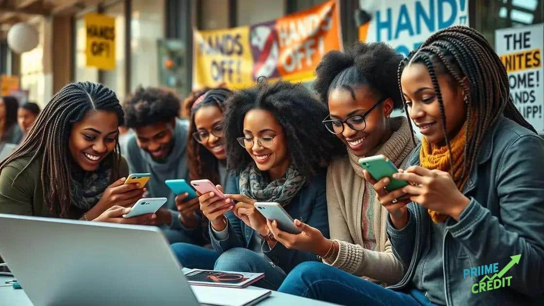 The impact of social media on the movement