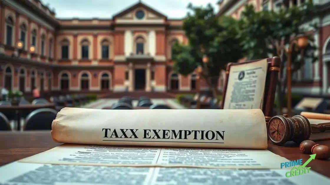 Historical context of tax exemptions