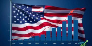 Forecast of U.S. GDP growth amid tariff policies