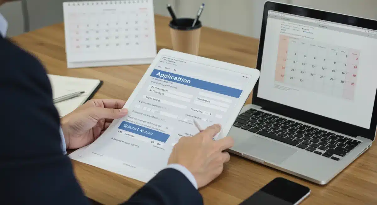 Person applying for SNAP benefits online with documents