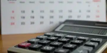 Calculator showing financial projections for Social Security in 2026