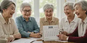 Group of seniors reviewing 2026 Social Security benefits documents