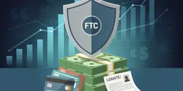 FTC shield protecting consumers from predatory lending financial traps