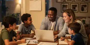 Family discussing financial planning for major life events in 2026